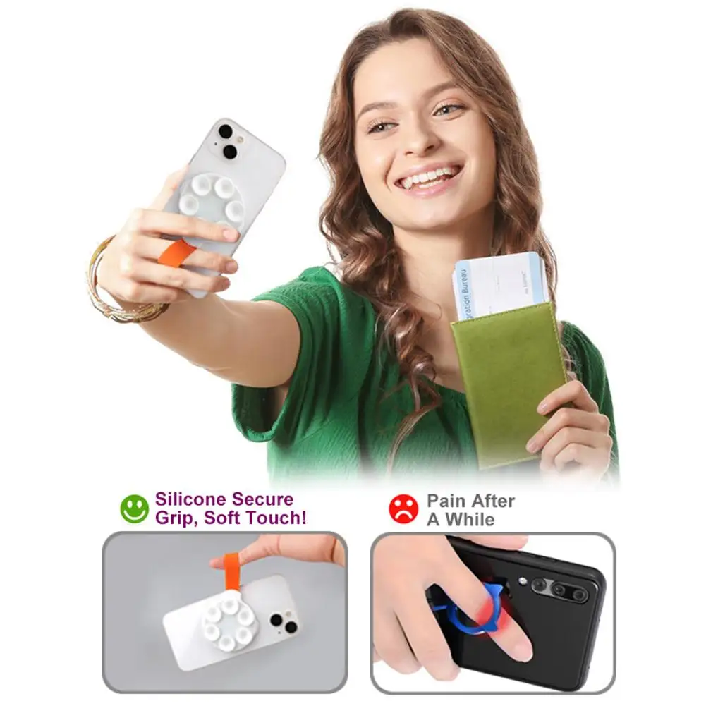 Silicone Sucker Type Strong Magnetic Mobile Phone Stand Small Portable Silicone Suction Cup Bracket Phone Accessories image 6