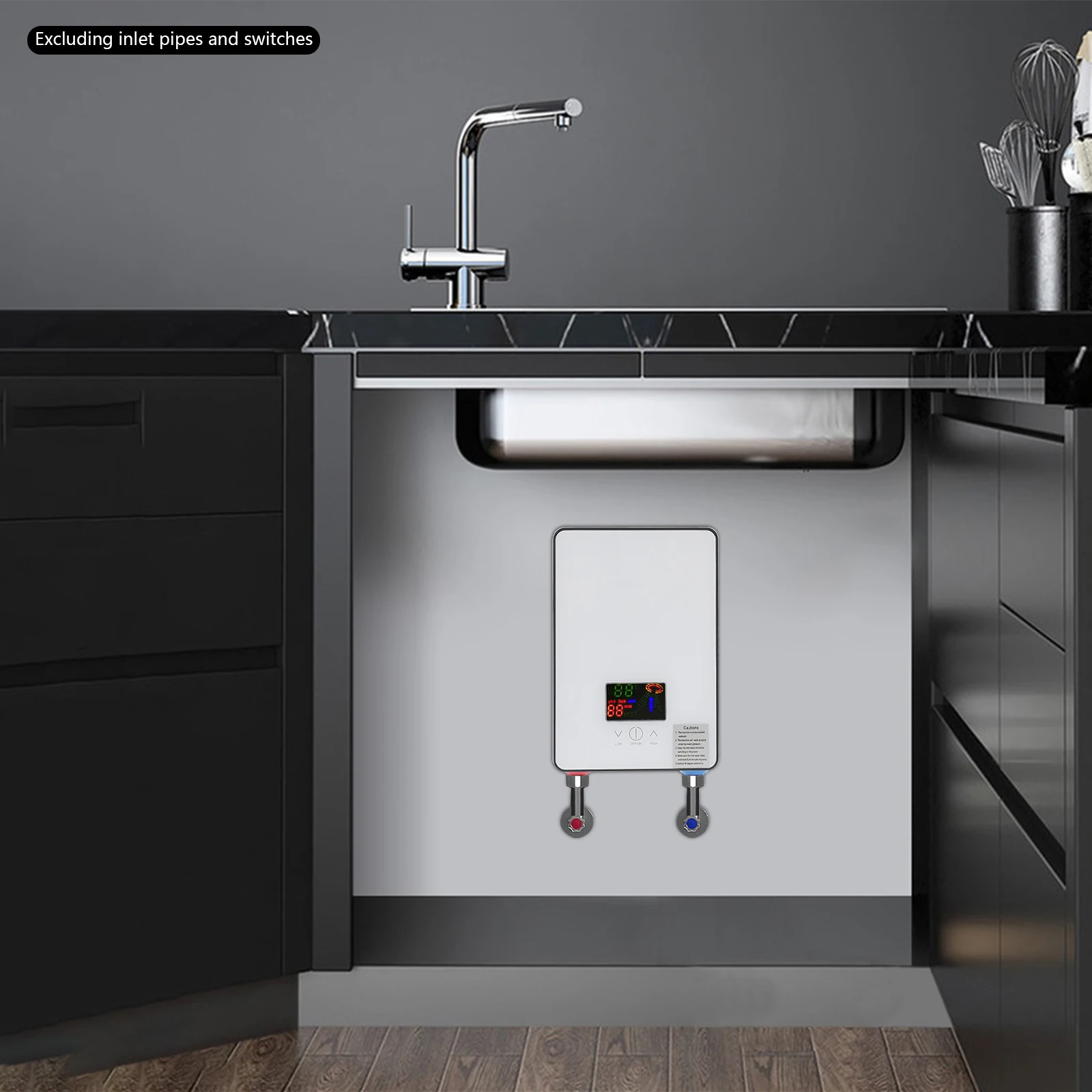 

Белый душевой набор из 3 предметов, электрический водонагреватель 110В, настенный монтаж, современный минималистичный стиль, незаменимый элемент для домашней ванной комнаты