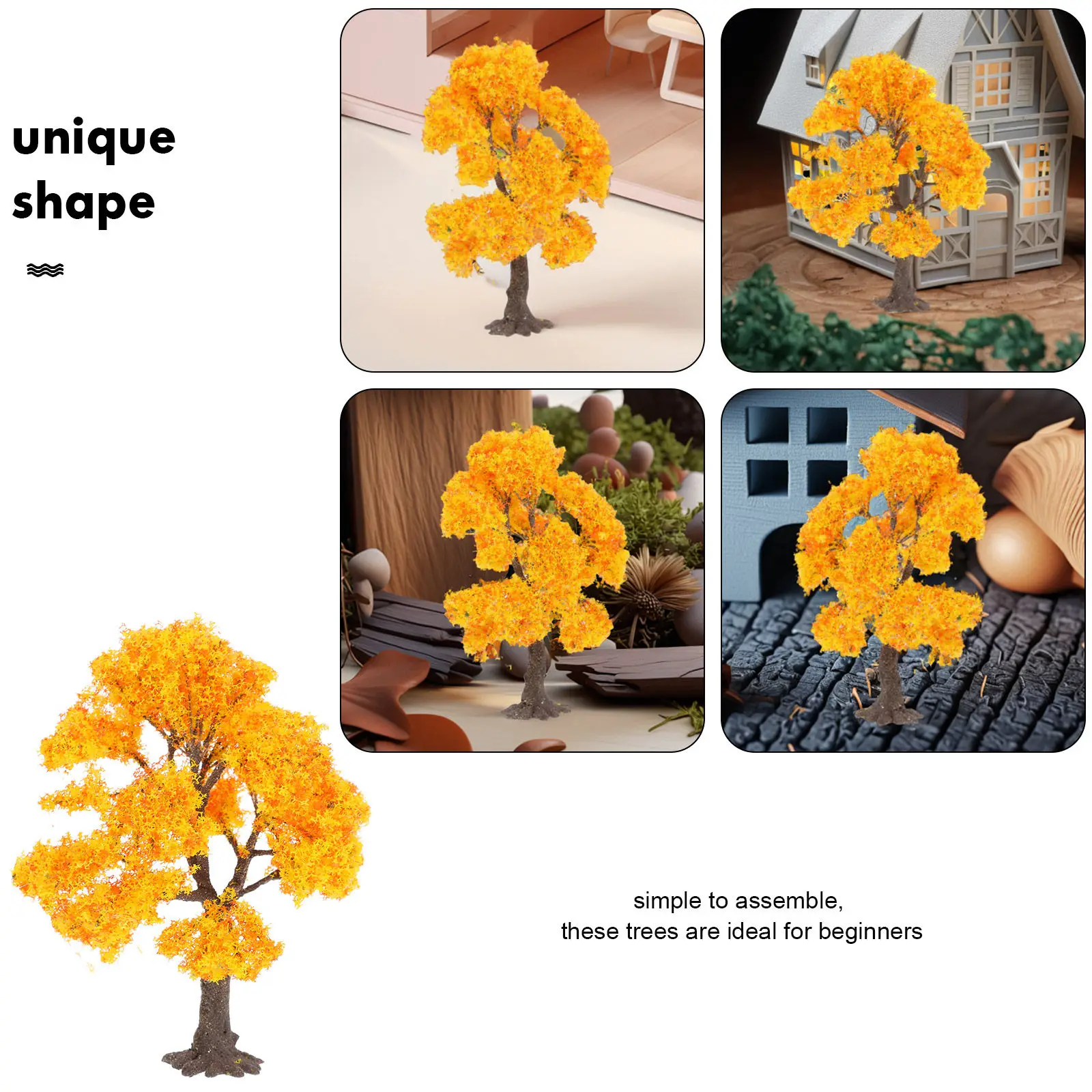 Metal Wire Mesh Miniature Trees for Diorama Scene Building Architectural Models Train Layouts Indoor Decor Simulation Maple Tree