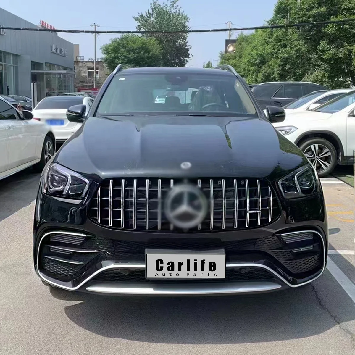 

Car body kit for Mercedes benz GLE350 GLE450 GLE500 W167 2020 2021 2022 2023 year facelift GLE63 model with bumpers grille