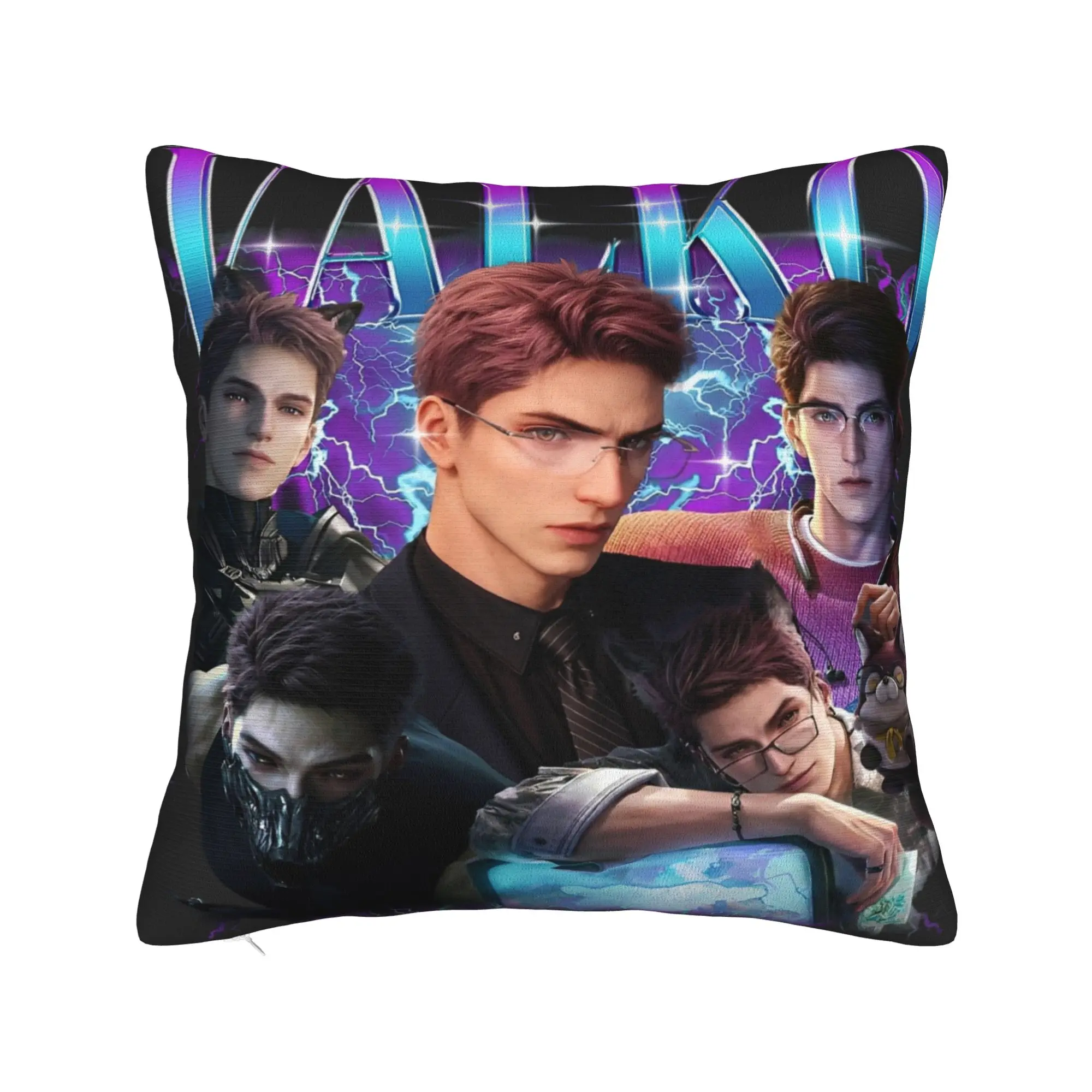 Game V-Valko L-Love and Deepspace Pillow Case  Custom Pillow Cover For Chair Sofa Home Decor Morden Pillowcases