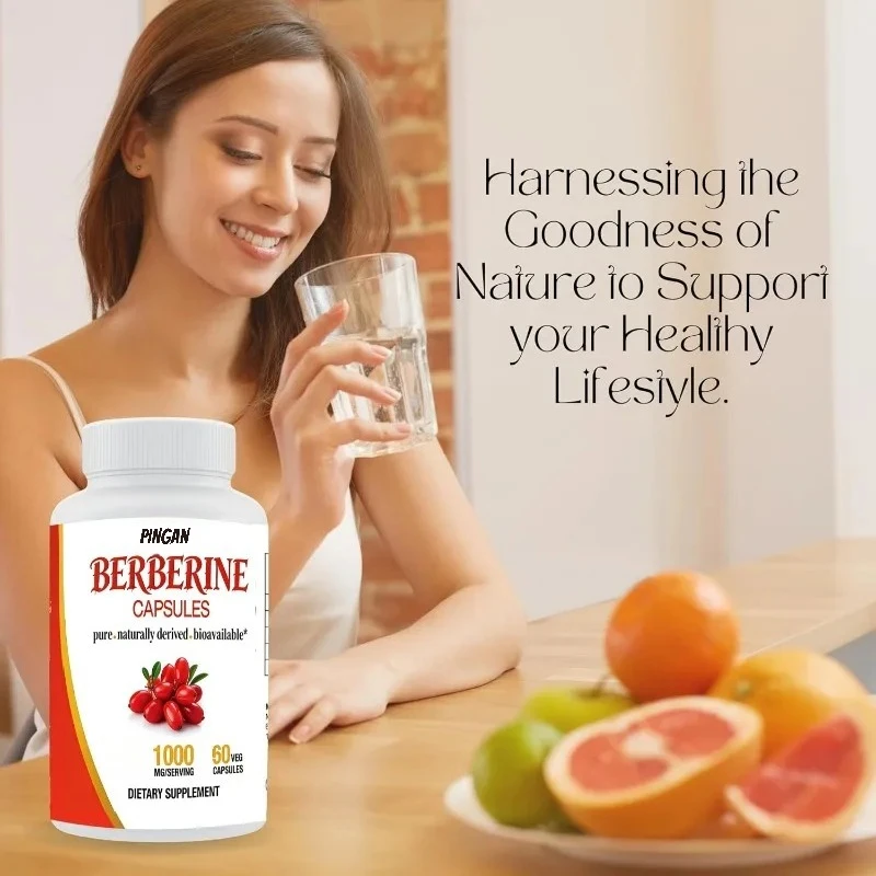 10 in 1 Berberine 1000mg Contains Ceylon Cinnamon and Chromium Picolinate for Metabolism and Immune Support (60 Capsules)
