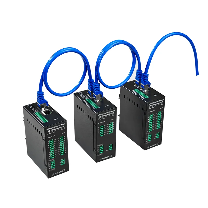 Imagem -05 - Bliiot-módulo de Aquisição Industrial Serial Modbus Rtu Termopar P1000 Dupla Porta de Rede Rj45 M150