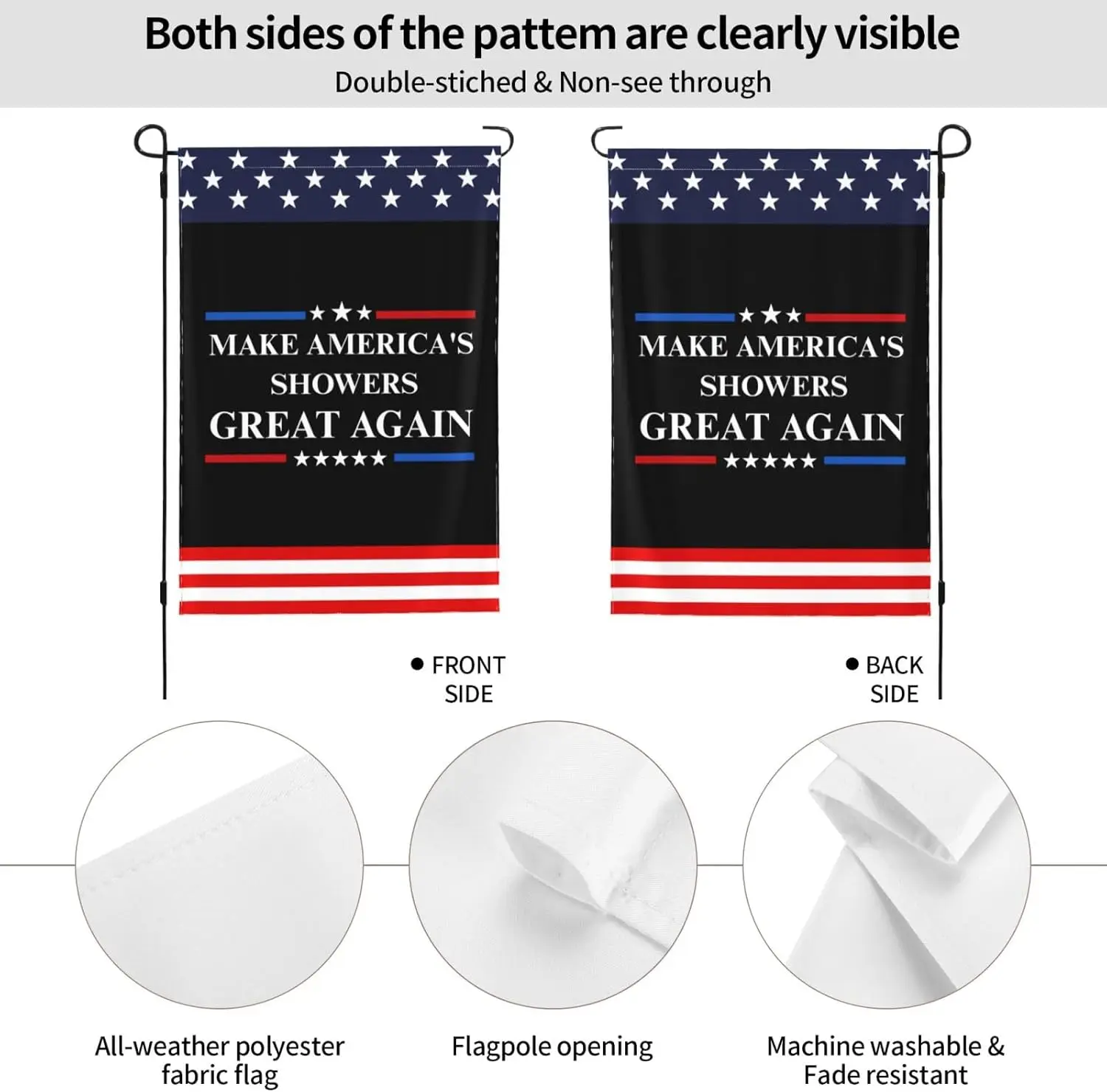 12x18 Make America's-Showers Great Again Garden Flag Flags Decorative Rabbit Yard Flag for Outside Patio Lawn LLP LLX uui