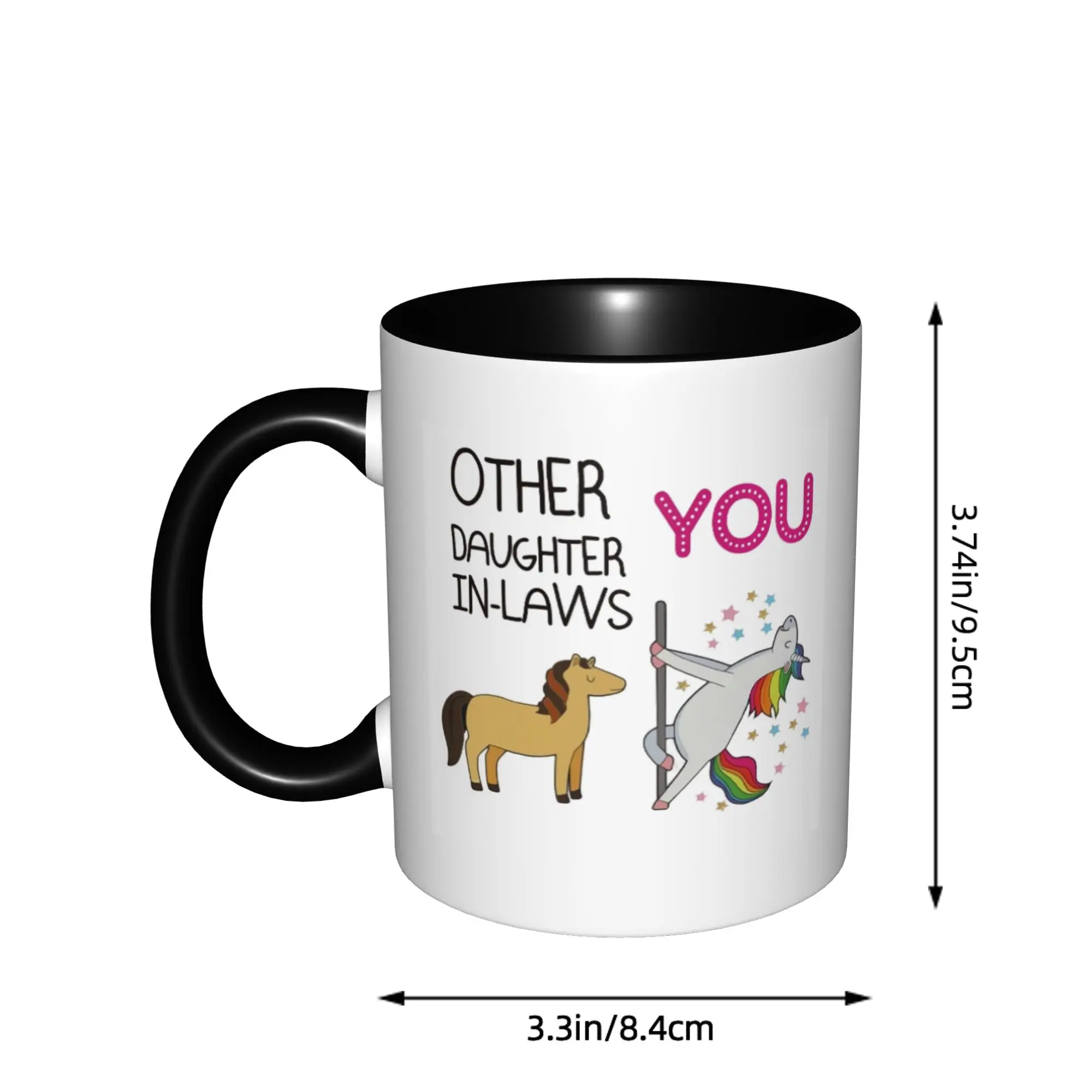 كوب هدية للابنة في القانون، أكواب أخرى للابنة في القانون مقابل أكواب قهوة لعيد الميلاد أكواب شاي سيراميك 11 أونصة #5