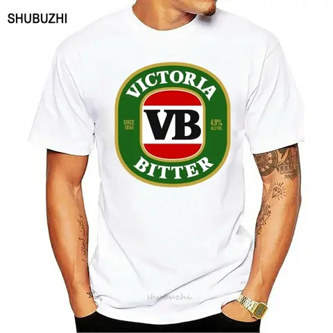 victoria bitter beer T shirt vb australia alcohol aussie men cotton tshirt summer brand teeshirt euro size
