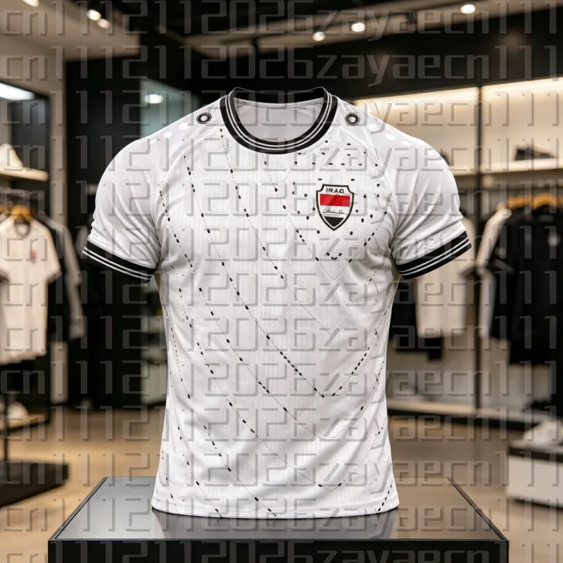 2026 New Iraq Style Away Football Jersey Soccer Shirt Lightweight Breathable Sports Comfortable and Soft Parent Child Clothing