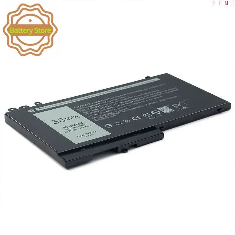 RYXXH Laptop Battery For Dell Latitude 12 5000 11 3150 3160 3550 E5250 E5450 E5550 Series notebook 9P4D2 11.1V 38WH