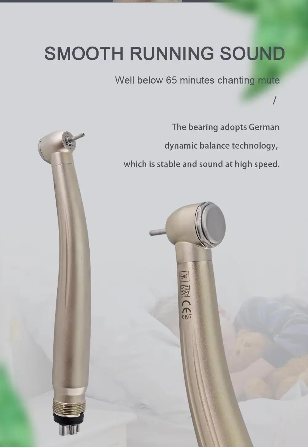 1 pièce, pièce à main dentaire à haute vitesse, modèle Max Plus SX-SU03, turbine à commande pneumatique, cartouche de pulvérisation d'eau, générateur électrique, bouton-poussoir, turbine à air M4.