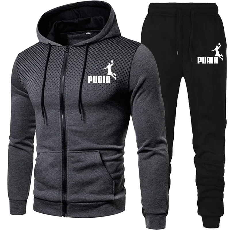 Spotted Sweatshirt Suit Men\'s Pants Sets Men\'s Tracksuits Set New in Hoodies & Sweatshirts Mens Fashion Suits Tracksuit Man Set