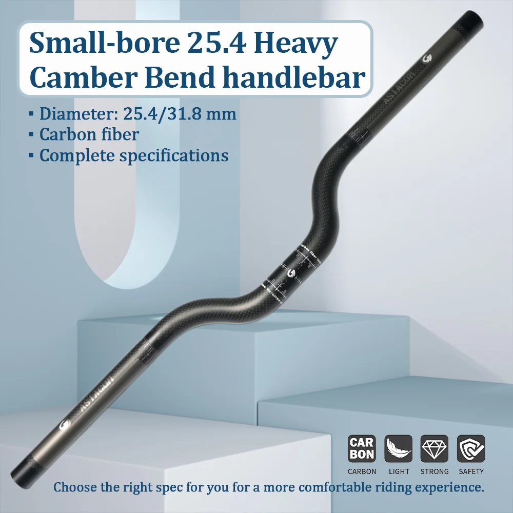 Full Carbon Fiber Folding Bike with 25.4 Small-Diameter Drop Handlebars And 31.8 Large-Curve Drop Handlebars for Balance Bikes