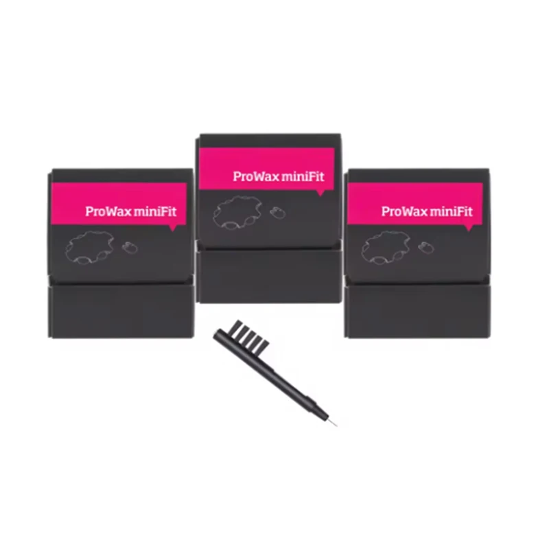 Hearing Aid Wax Guards Filters Oticon ProWax MiniFit Replacements for Hearing aids (3 Packs/ 18Pcs) Plus Cleaning Brush