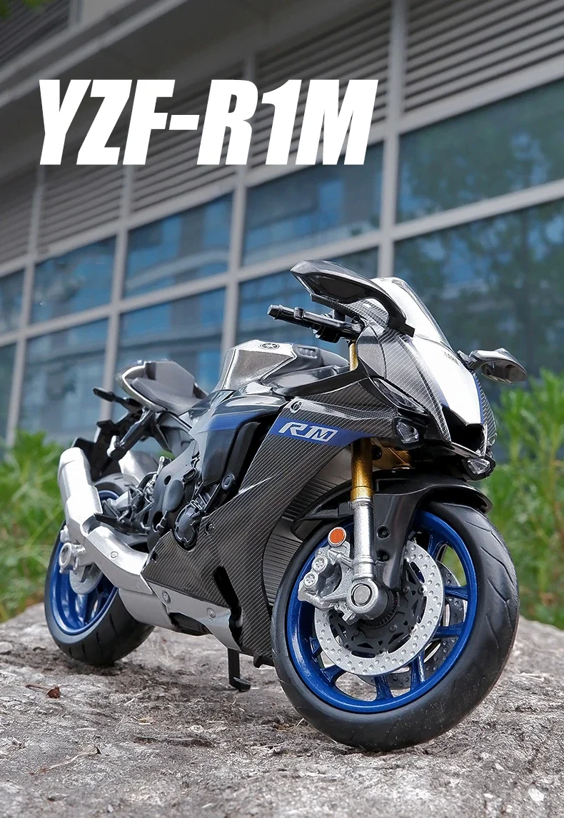 1/12 1/18 Yamaha YZF-R1M Motorcycle Model Toy Alloy Diecast