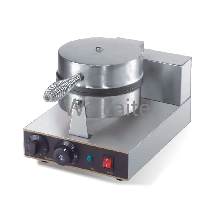 Commercial Stainless Steel Iron Machine New Condition Baking Tool Ice Cream Cone Waffle Machine Shape Roller Restaurant Use