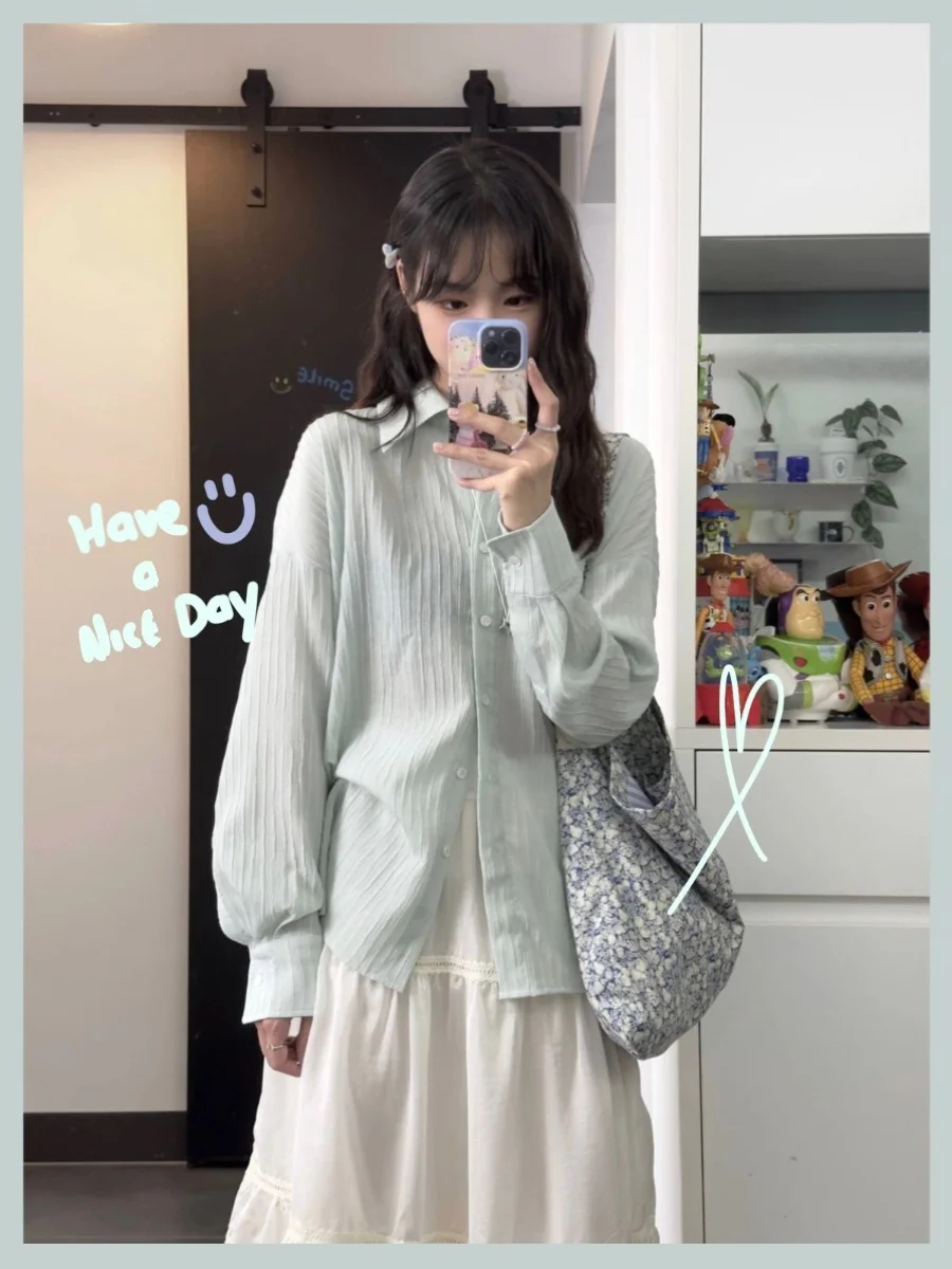 

Women's plus Size Sun Protection irt Thin Outerwear Cardigan Design Sensation Autumn New Arrival Sweet Sle Loose Fit Long...