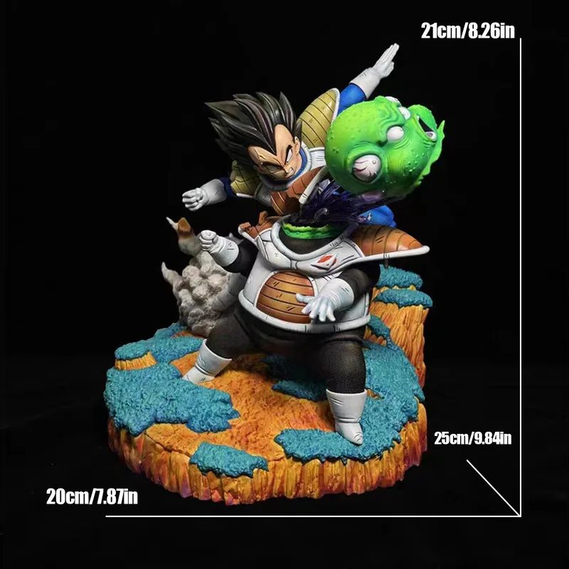 21cm/8.27in Anime Dragon Ball Z Figure Vegeta Vs Guldo Figure Ginyu Force Vegeta Figure Pvc Collectible Model Toys Gifts