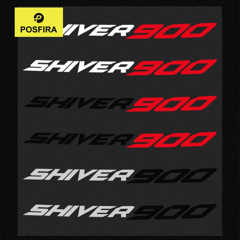 

POSFIRA Motorcycle Stickers Vinyl Decals for Aprilia Shiver 900 Accessories 2017-2020 Motorbike Fairing Graphics Logo Emblem