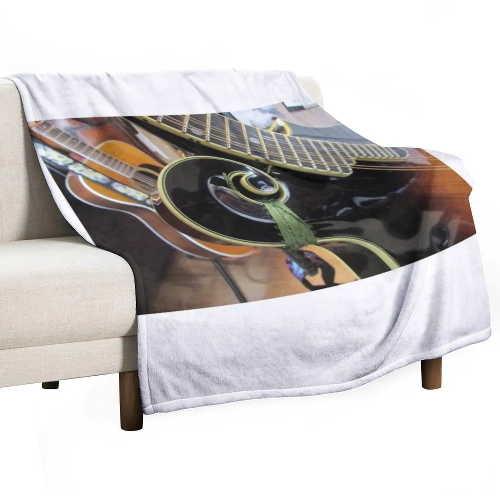 Acoustic Duo Throw Blanket Comforter Plaid Designers Blankets