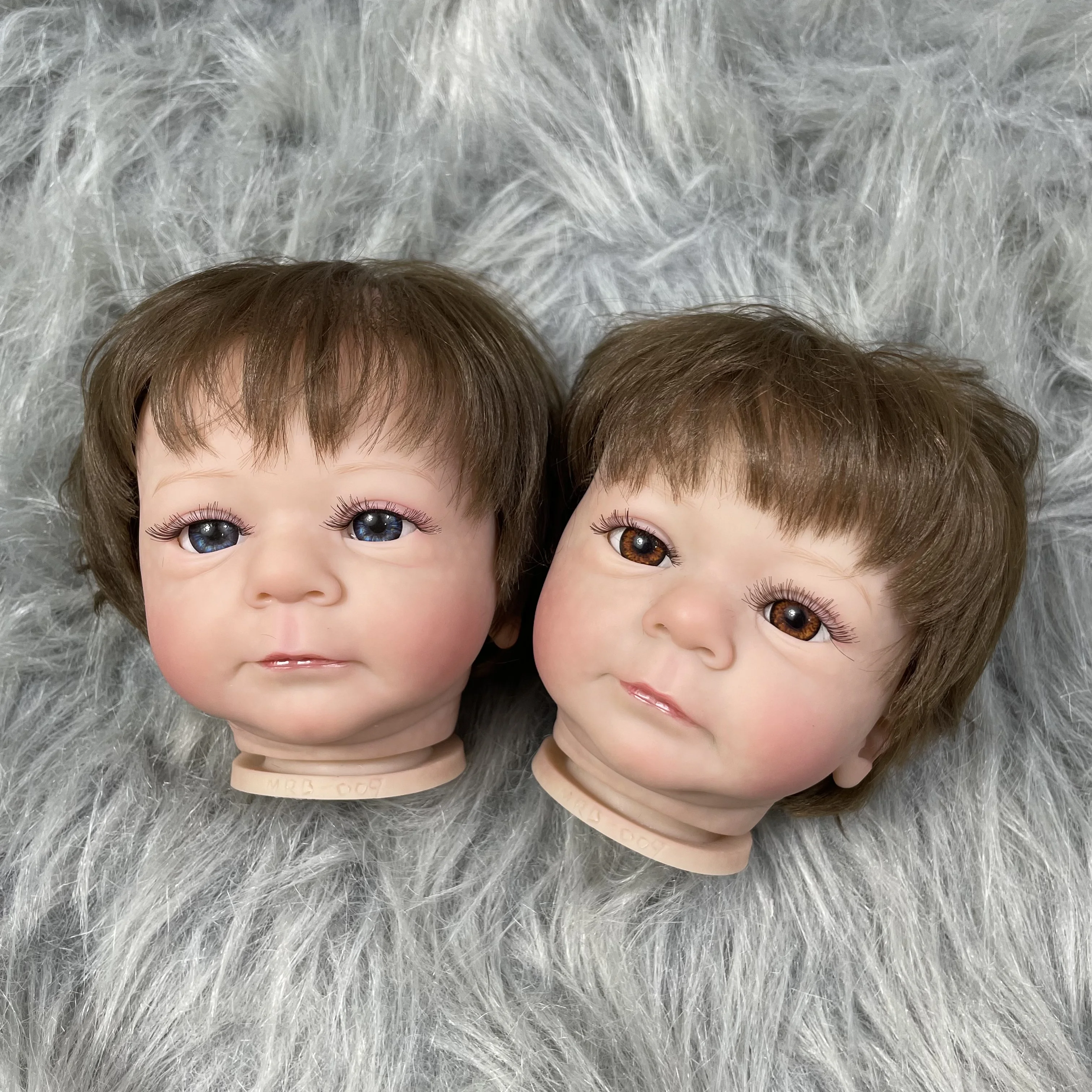 

19 дюймов окрашенная Кукла реборн комплект Фелиция с волосами и ресницами 3D Кожа видимые вены кукла части с тканевым телом