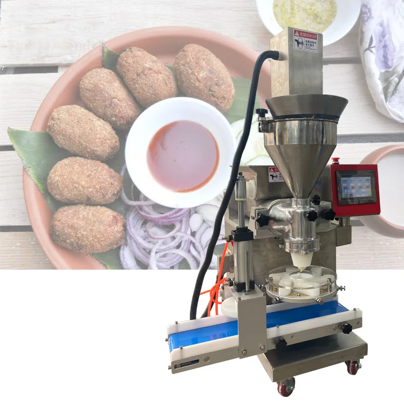 Máquina de incrustación de Mochi, máquina para hacer croquetas Kubba Kubbah Kebbe Kebbeh, máquina para hacer Kibbe Kibbeh a la venta