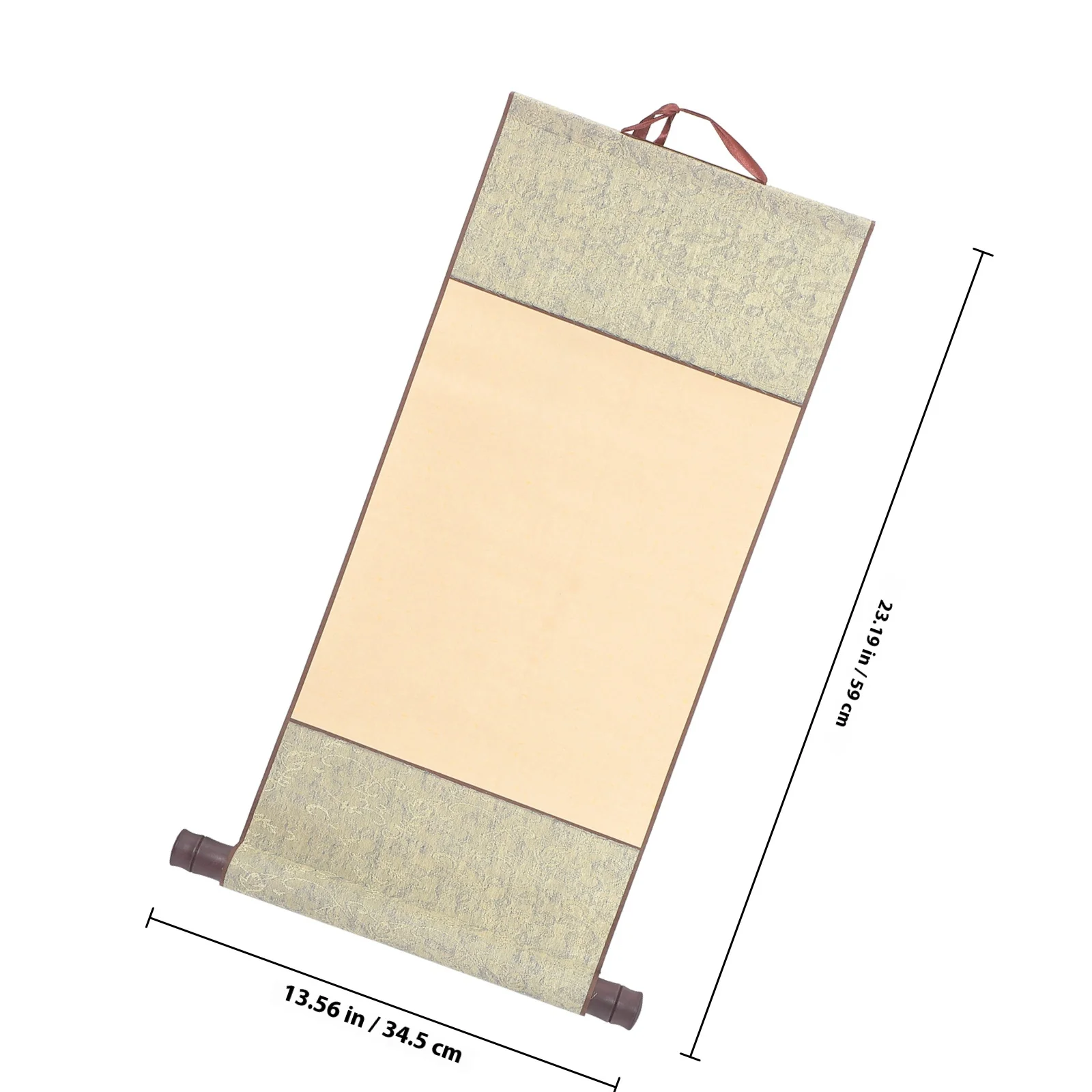 1 قطعة ورق التمرير الصيني الفارغ 38X100 سنتيمتر ورق الأرز للخط اللوحة Diy بها بنفسك الفن جدار ديكور معلقة التمرير العرض #5