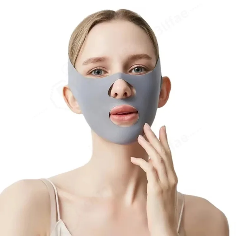 Face Lifter V-Line Lifting Chin Strap, Overnight Face Tightening Band for Double Chin & Wrinkles, Non-Surgical