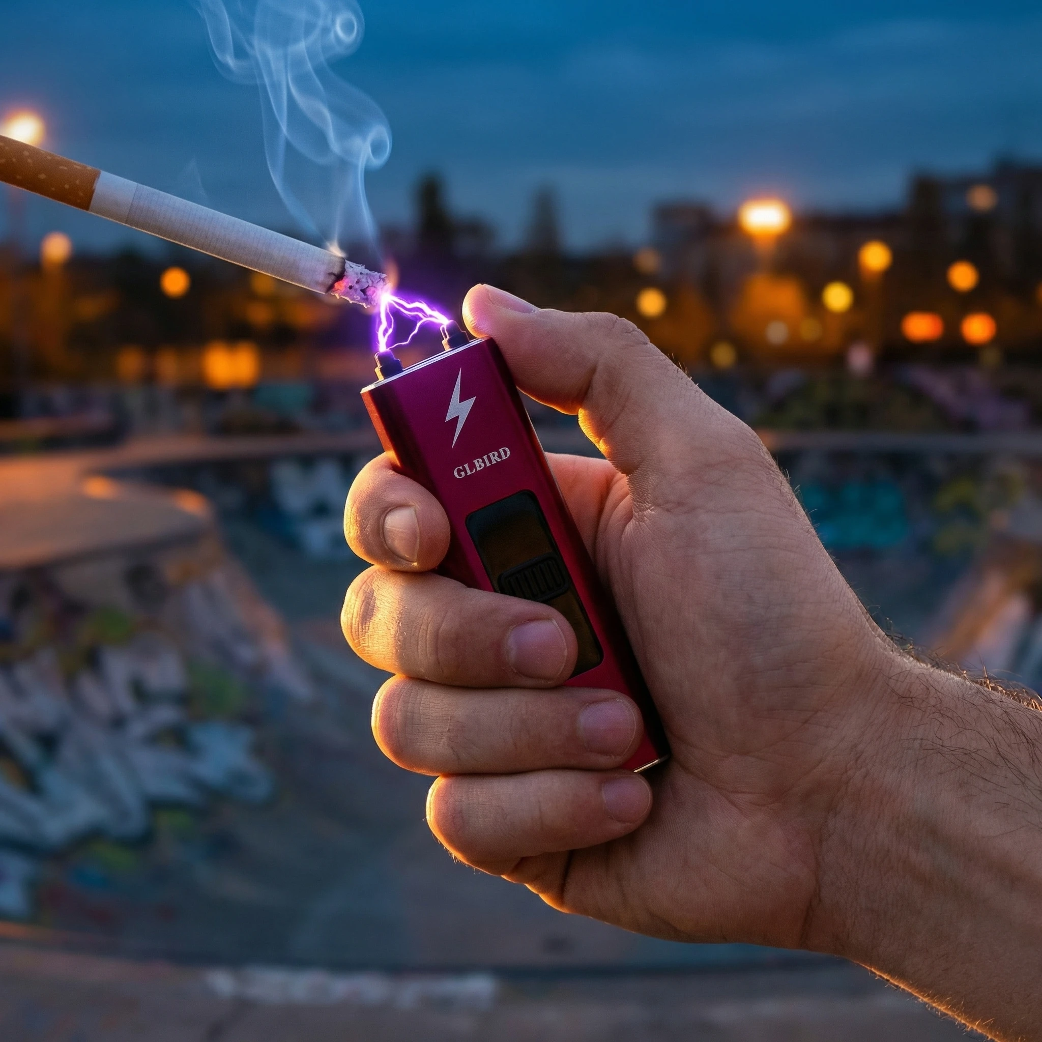 

High-end retro new rechargeable lighter windproof creative personality high-end birthday gift trend for boyfriend and husband