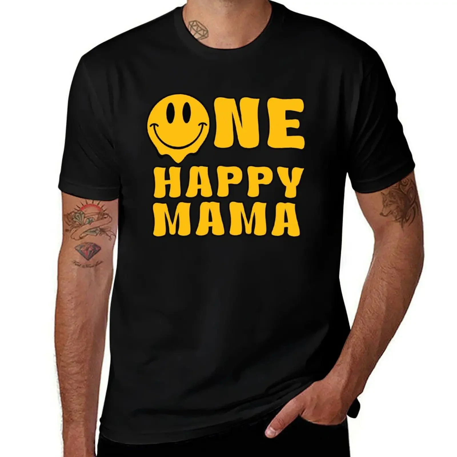 One Happy Dude Mama 1st Birthday Family Matching Gift T-Shirt rapper graphic tees cheap stuff T-shirts man mens plain t shirts