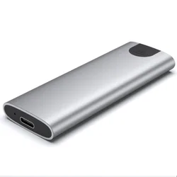 USB3.1 M.2 SSD Enclosure Mobile Case Supports NVME Protocol To Type-C Solid Metal External Hard Disk Case Laptop Phone SSD