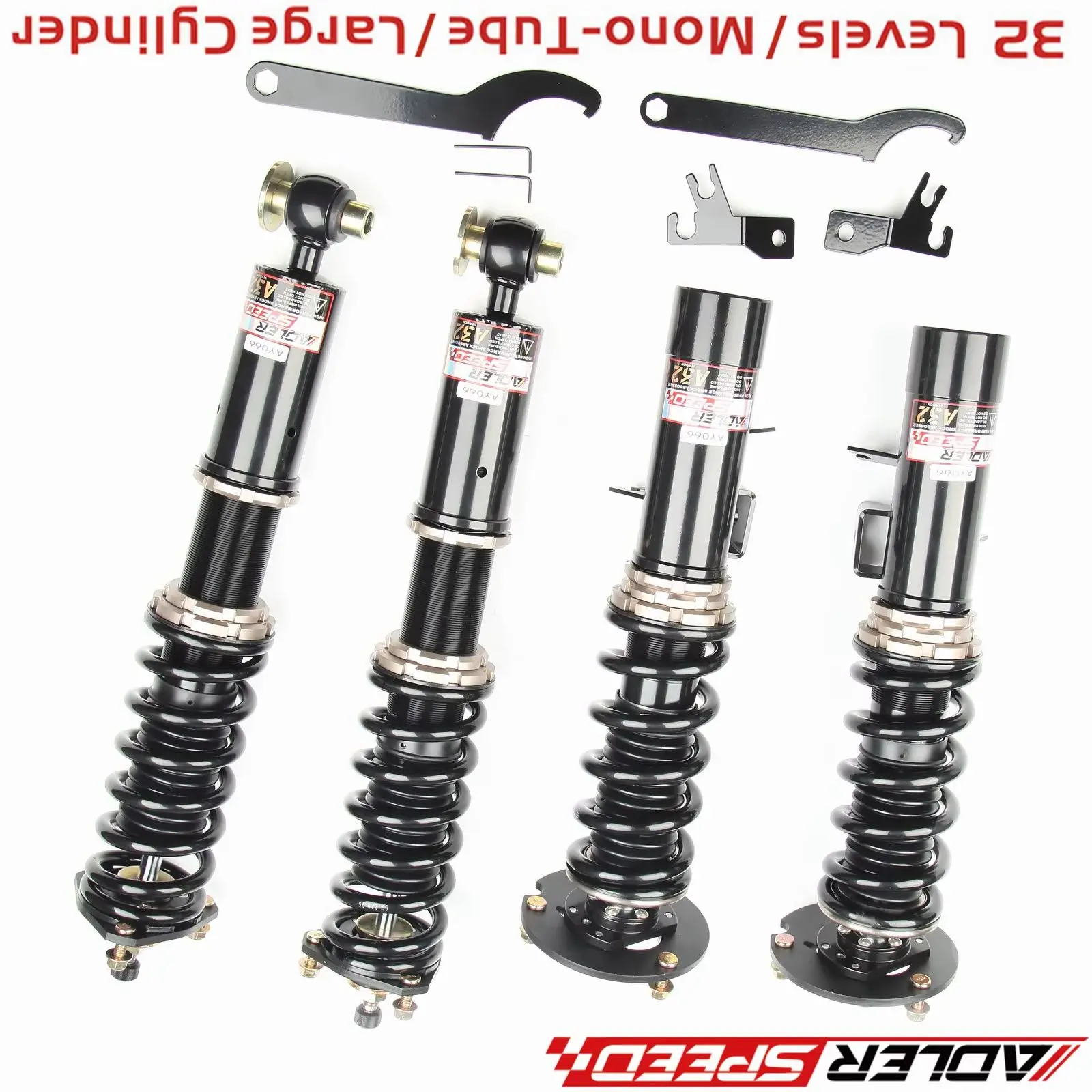 

ADLERSPEED Coilovers Kit for 89-95 BMW 5 Series RWD E34 32 Level Adjust Springs