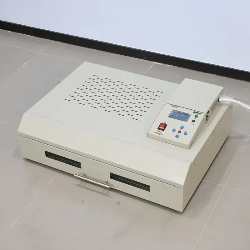 T-962C Reflow Oven Microcomputer Controlled Soldering Oven 400x600mm Heating Area Thermal Curing Process Equipment