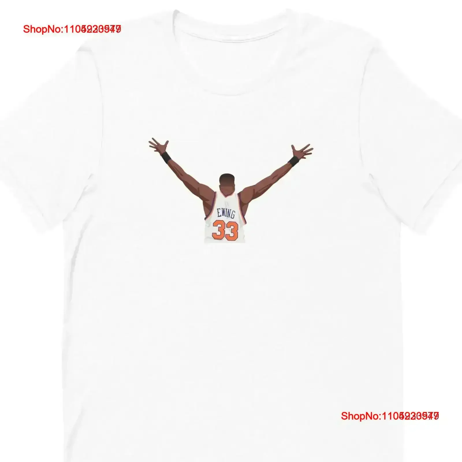 

Patrick Ewing Walk Off T Shirt vintage Washed Top For Everyday Wear Versatile Casual Stretched fashion Soft Slightly vintage