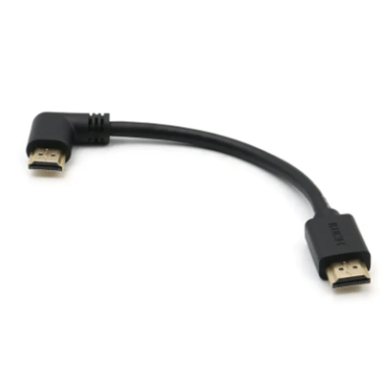 0.15m-1.8m 4k * 2k 60HZ HDMI-Compatible Cable 90 Degree Angle Cable, Version 2.0 HD Computer Video Cable