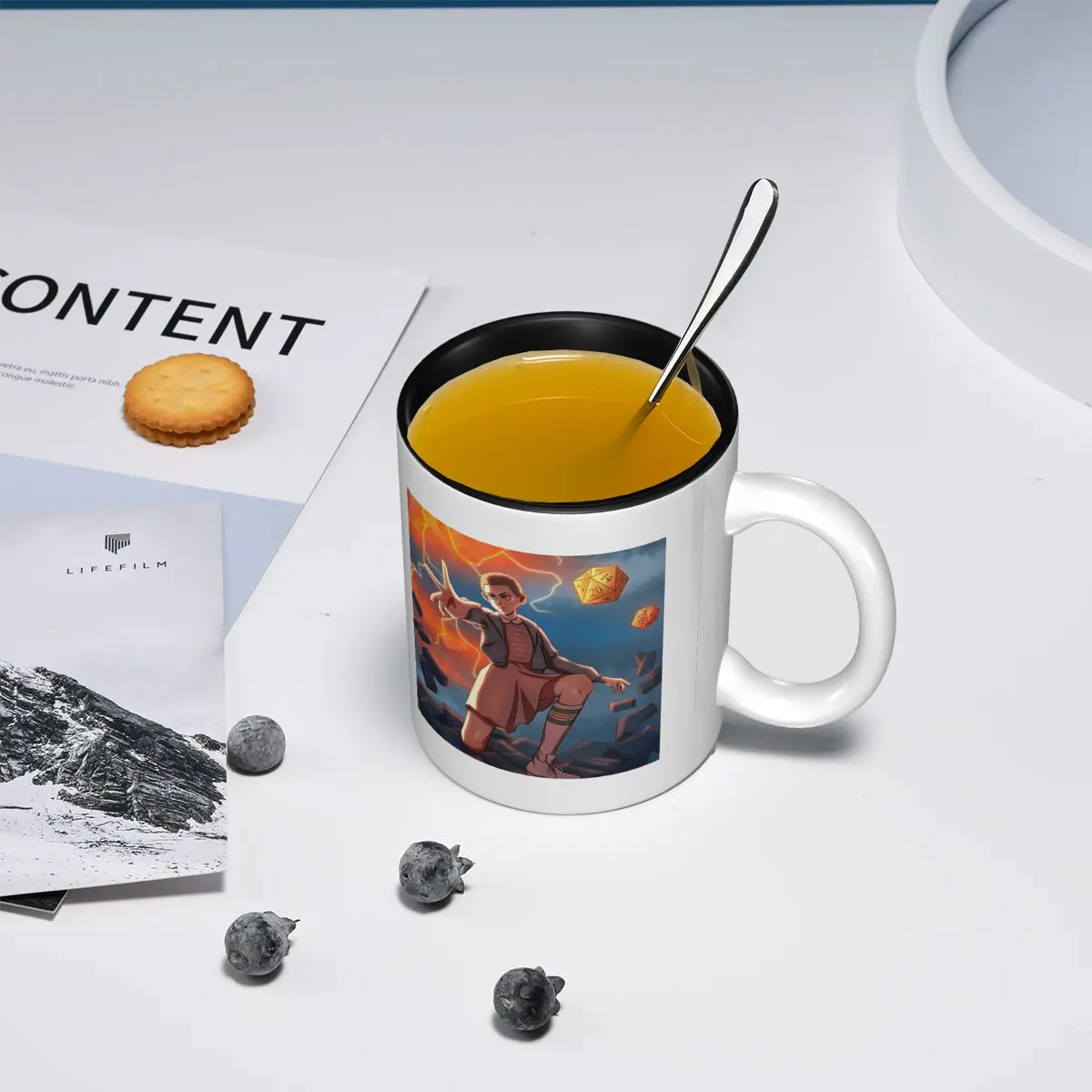 November Gratitude Flow Mug Funny Ceramic Coffee Cups Tea Mugs Milk Cup Drinkware Gifts for Woman Man