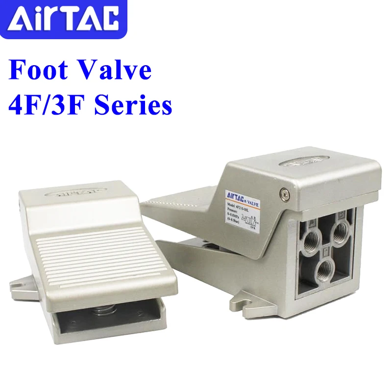 

Airtac Foot Valve Pneumatic Foot Pedal Valve Cylnder Control 4F210-08L 3F210-08 Cylinder Controller Pedal