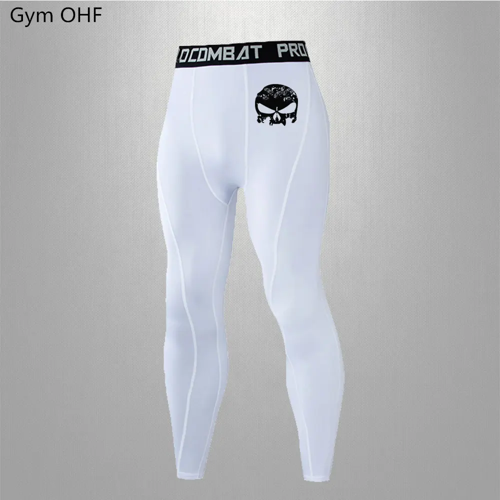 Mens Compression Leggings Running Gym Tights Basketball Leggings for Men Sports Workout Black Tights Training Exercise Pants