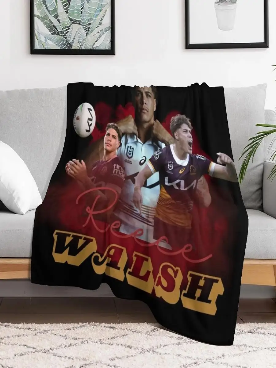 Reece Walsh Throw Blanket  Soft Plush Heavy Weight Throw for Cozy Comfort