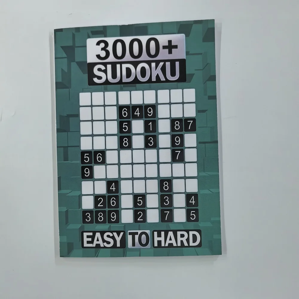 120 Puzzles English Sudoku Book That Makes Children Smarter As They Play, with Nine Grid Filling for Logical Thinking Training