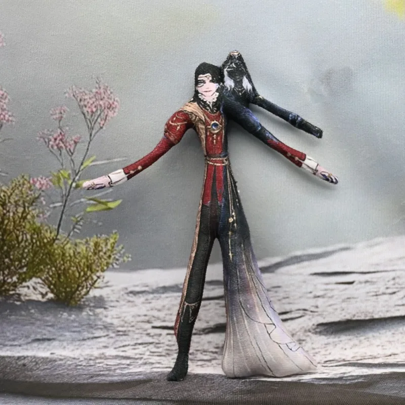 

Identity V Wax Artist Philippe Anime movable Stuffed Doll with Abstract Body Wire Skeleton Cosplay Halloween Dolls Prop