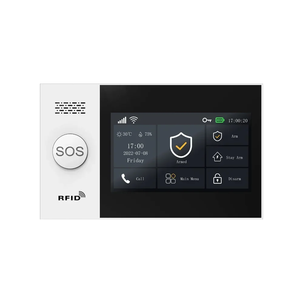 New PG-107 4G GSM WiFi Home Alarm System Tuya Smart Life APP Control Security Alarm Kit PIR Sensor Support Alexa & Google Assist