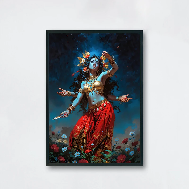 الهندوسية الله الرب كريشنا شيفا غانيشا التأمل الهندي التقليدي الفني المشارك حائط لوح رسم صور ديكور المنزل هدية