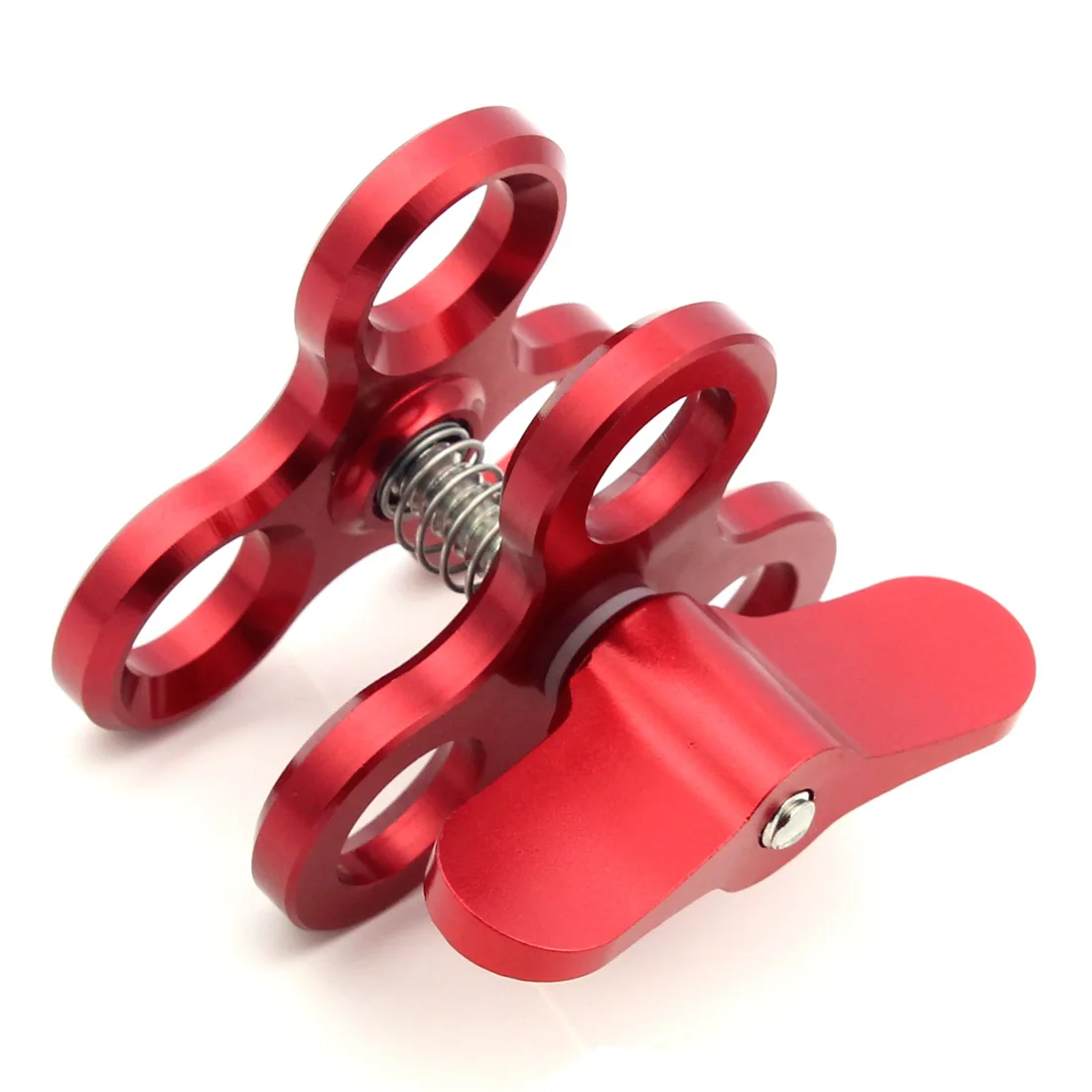 Dreifach-Schmetterlings clip 1 "Kugelkopf-Befestigungs halterung für Gopro 13 Insta360 x4 Tauch schale Ring Licht kugel klemme Stativ kugel adapter – Detail 12