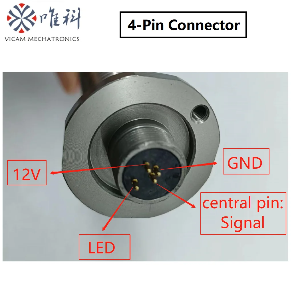 Vicam 4-pin / 5-pin/6-pin Spring Connector For Fiberglass Cable of the Sewer Camera