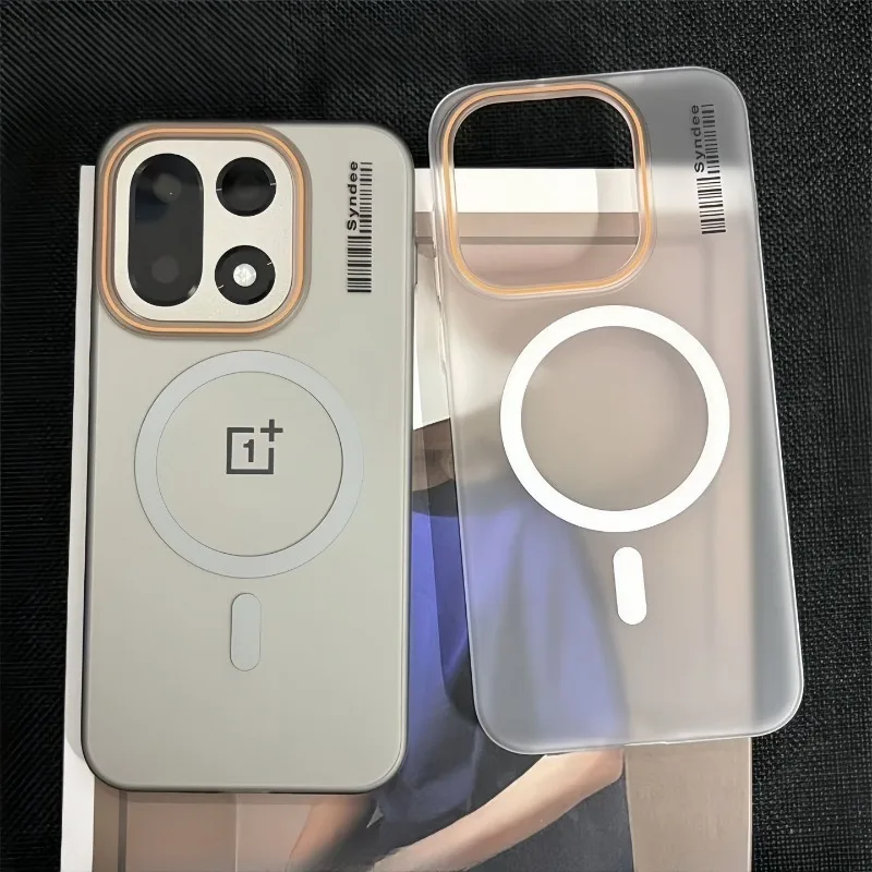 لون الحلوى الباركود المغناطيسي متجمد هارد شل ل ممن لهم رينو 15 برو ماكس 14 برو F/FS A6Pro A5X 4/5G مكافحة الإفلات حماية غطاء نحيف