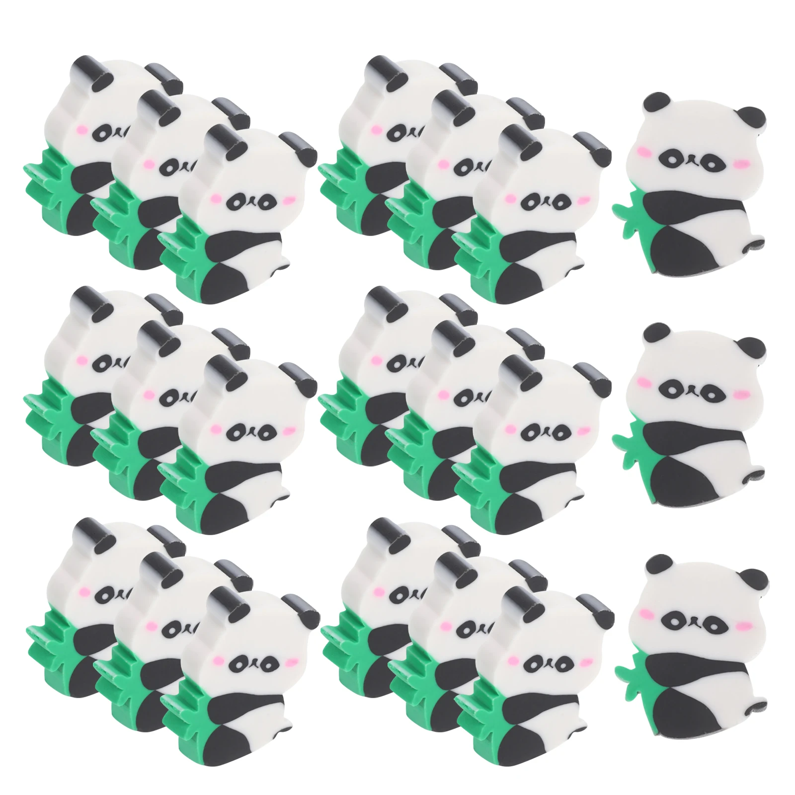 50 Buah Penghapus Panda Raksasa Penghapus Hewan Lucu untuk Anak-anak Membersihkan Pensil Kartun Tampan Tpr Siswa Perempuan Massal