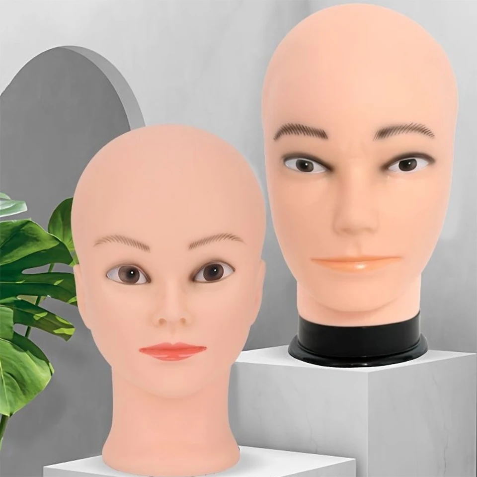 Mannequin Head Wig Stand With Adjustable Wig Holder For Wigs Making Display With T Pins/Wig Cap Training Anime Lolita Style Wigs