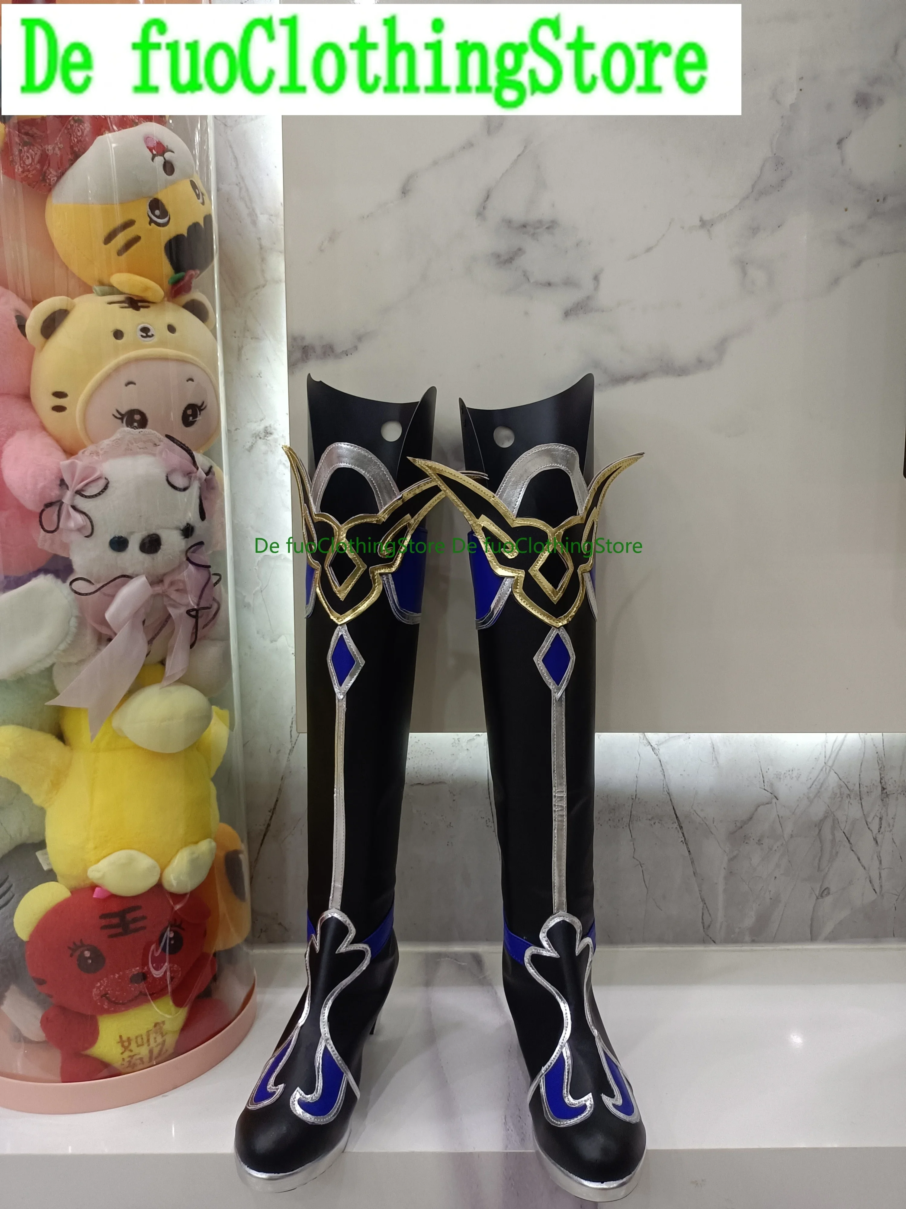 JingLiu Jing Liu Honkai Star Rail Honkai Impact Buty do Cosplayu Gra Anime Halloween Boże Narodzenie DefuoClothing Sklep z Obuwnicą
