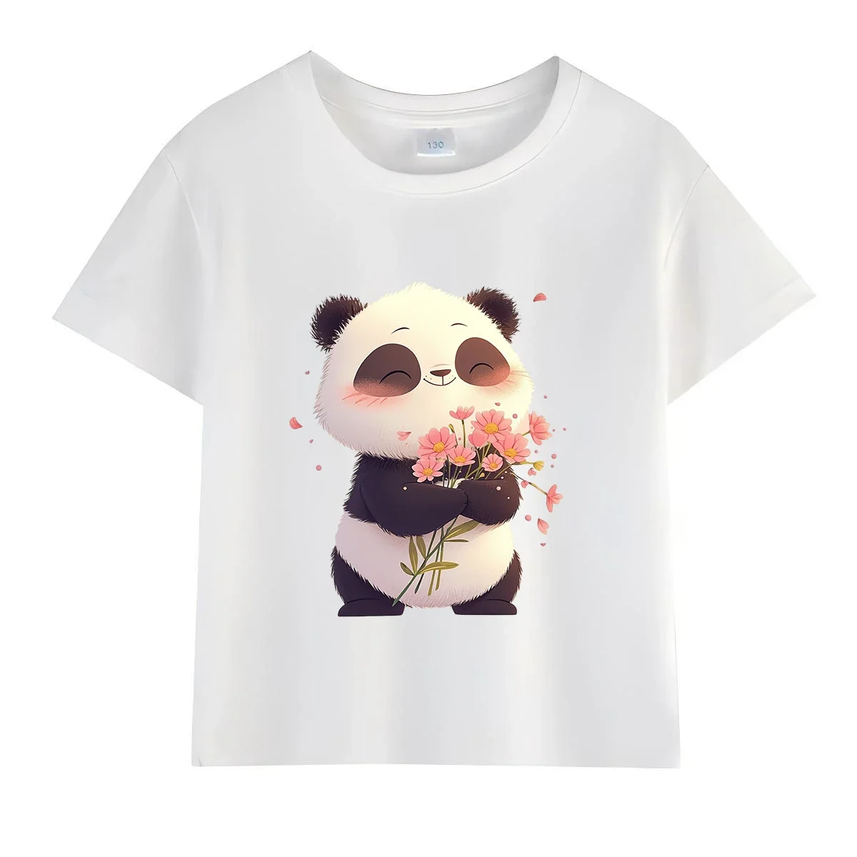 

Summer New Funny Panda Printed Kids T-Shirt Boy/Girl Short Sleeve T Shirt Tops Casual T Shirt Cute Children Clothes