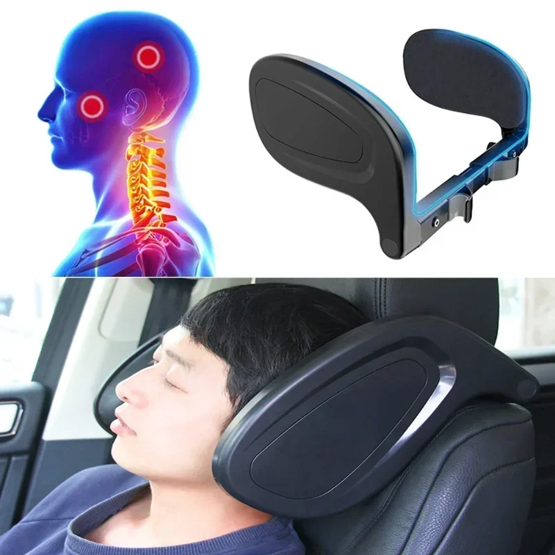 New Car Seat Headrest Comfort Memory Foam Pad Car Seat Neck Pillow Sleep Side Head Support On Sides Cervical Spine For Adults Ch