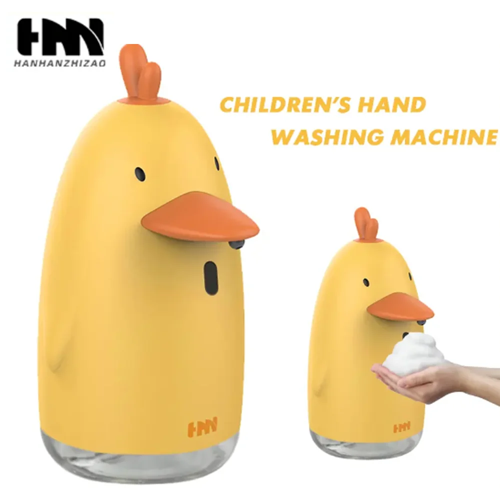 Children Soap Dispenser Automatic Wash Hand Machine Touchless Soap Dispenser Charging Cute Cartoon Sanitizer Soap Foam Dispenser